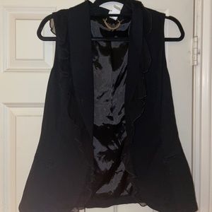 CACHE RUFFLE BLAZER/VEST